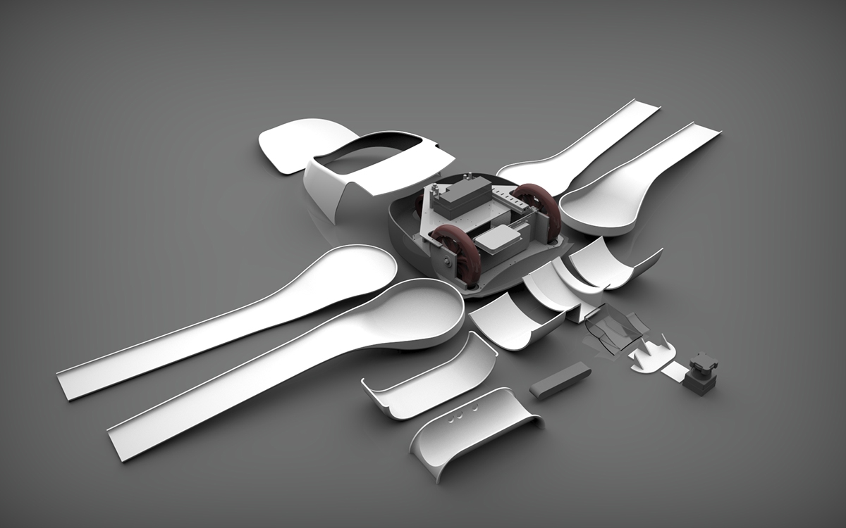 robot，design process ，modeling，sketch，material object，