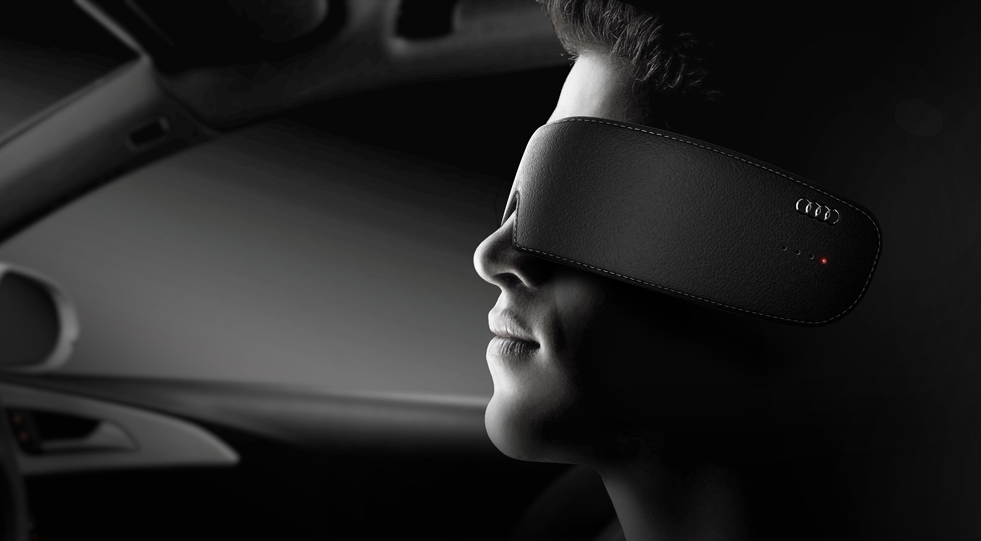 inspiration，Leatherwear，conceptual design，Audi EMBRACE，sleep mask ，audi，