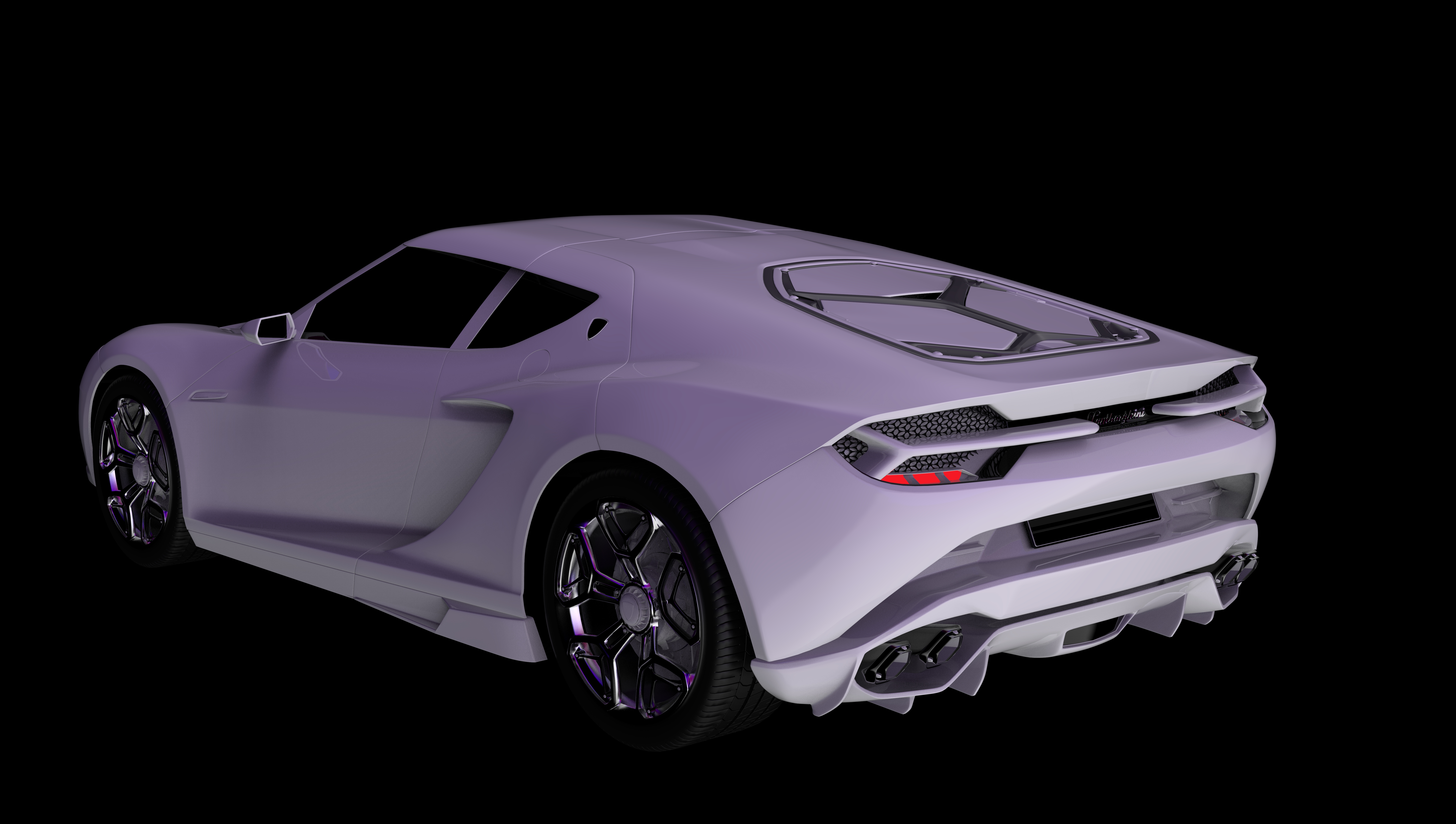 跑车渲染练习作品1