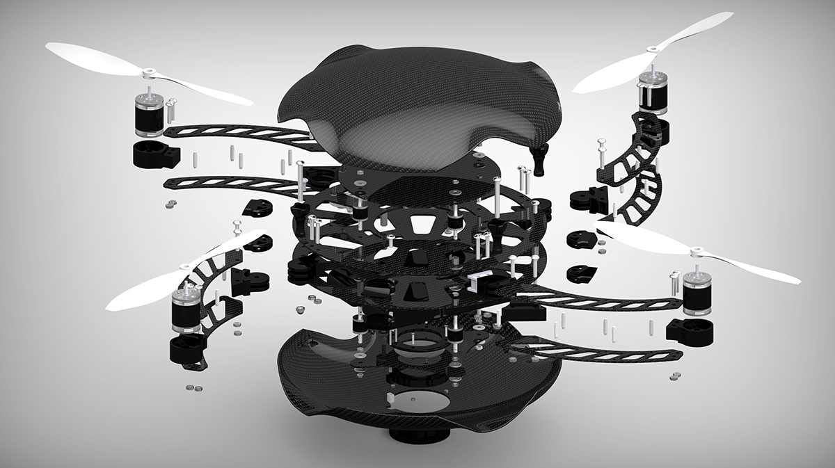 UAV，modeling，Render，Physical model，