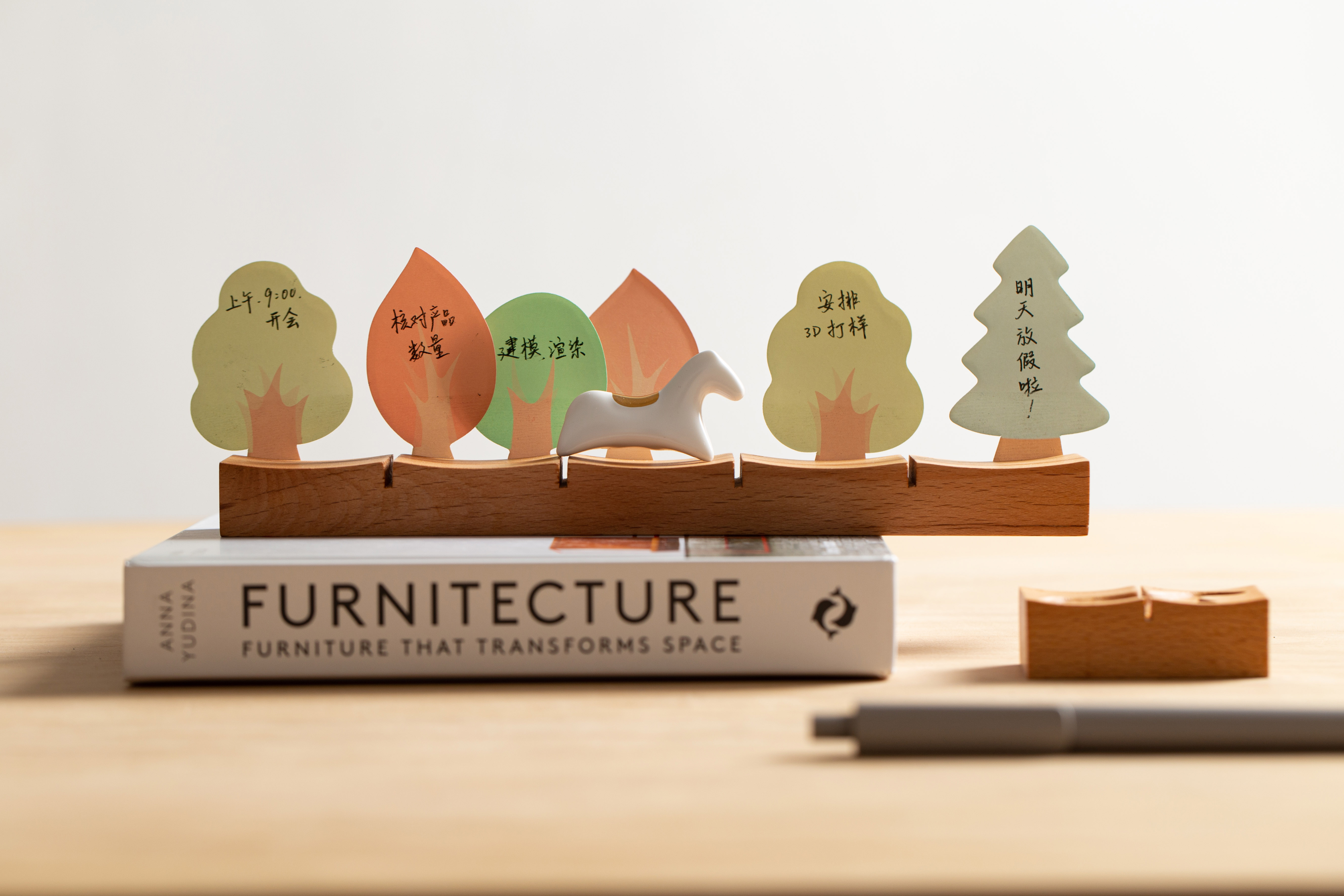 Red deer，Note，Desk calendar，