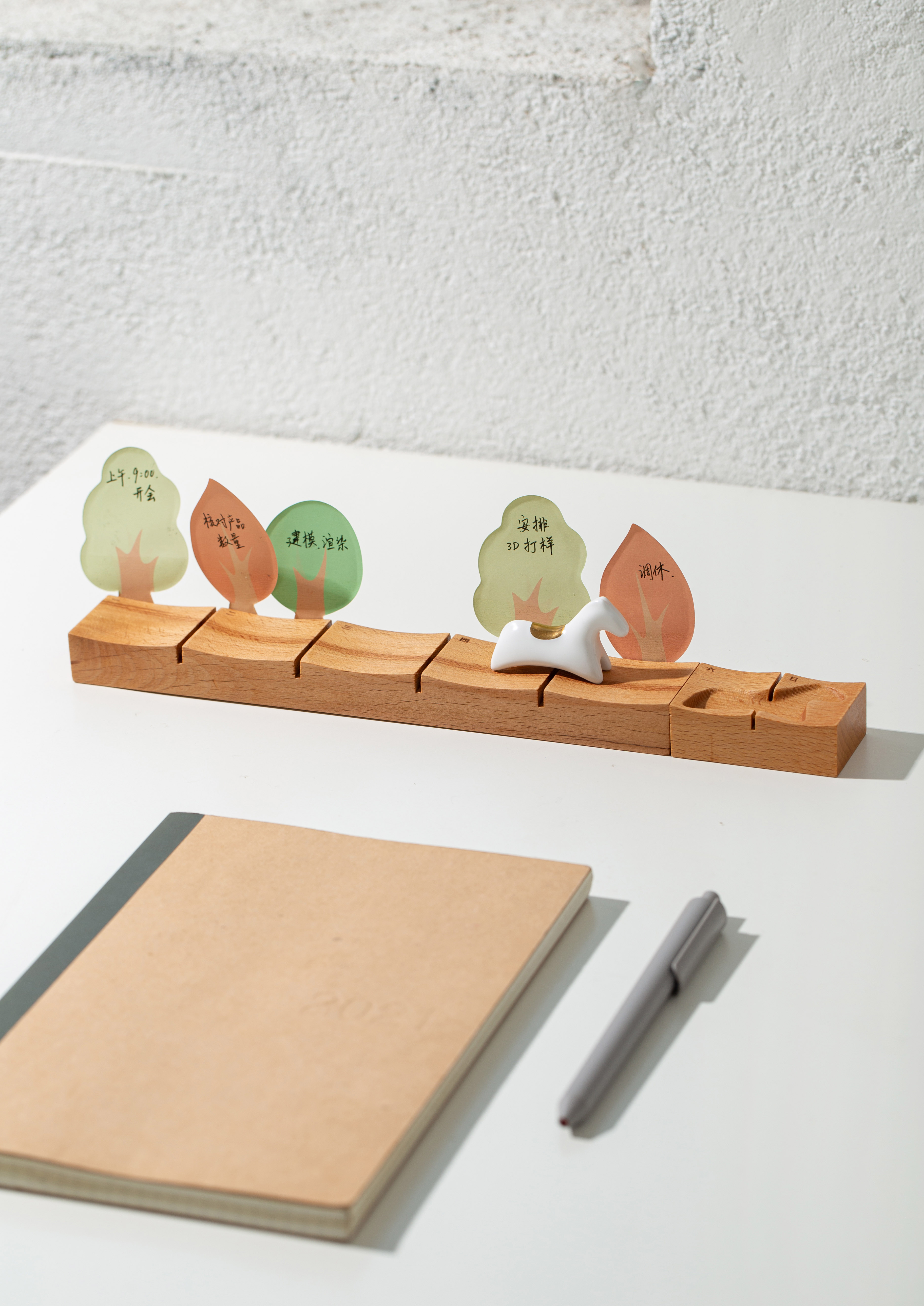 Red deer，Note，Desk calendar，