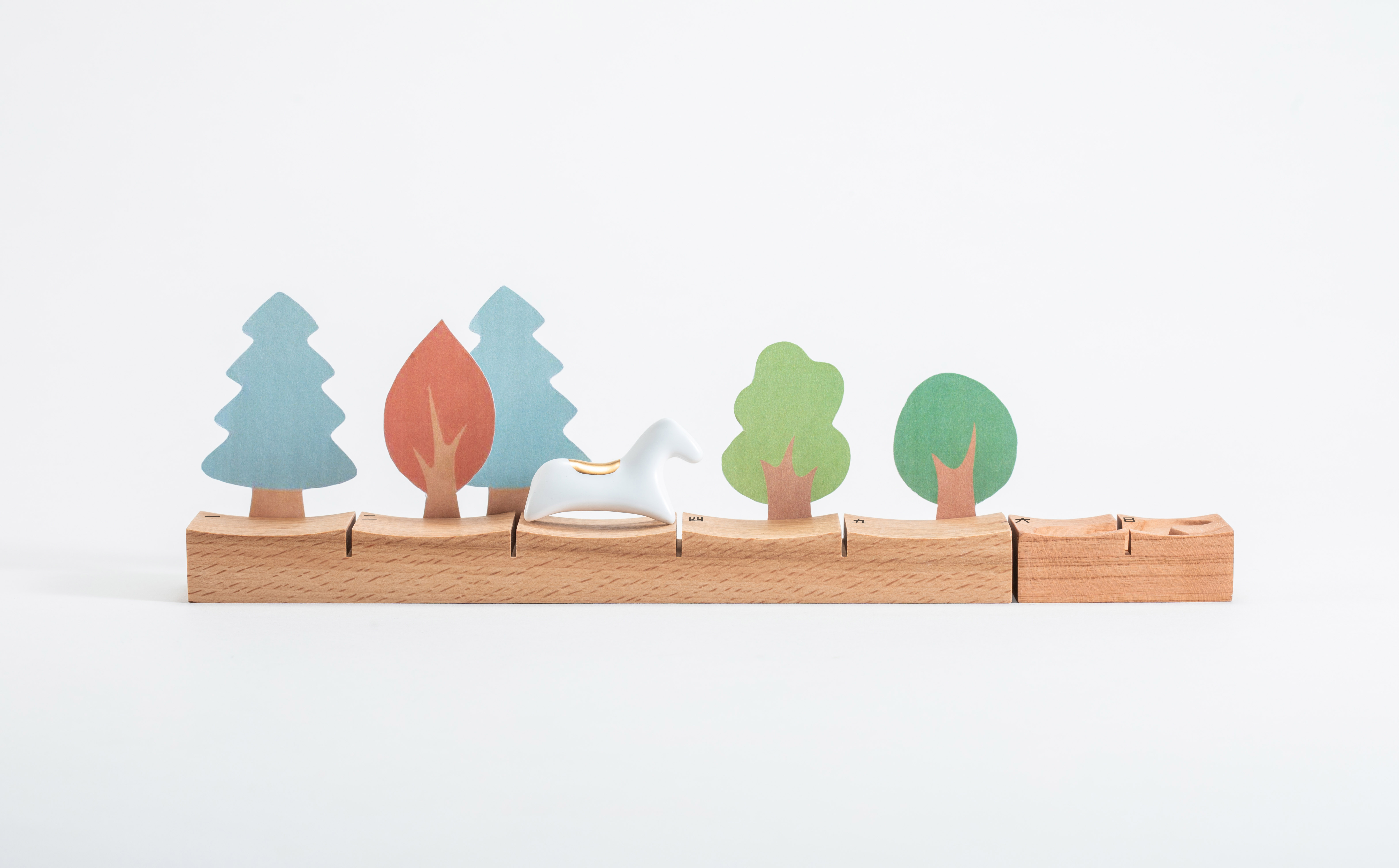 Red deer，Note，Desk calendar，