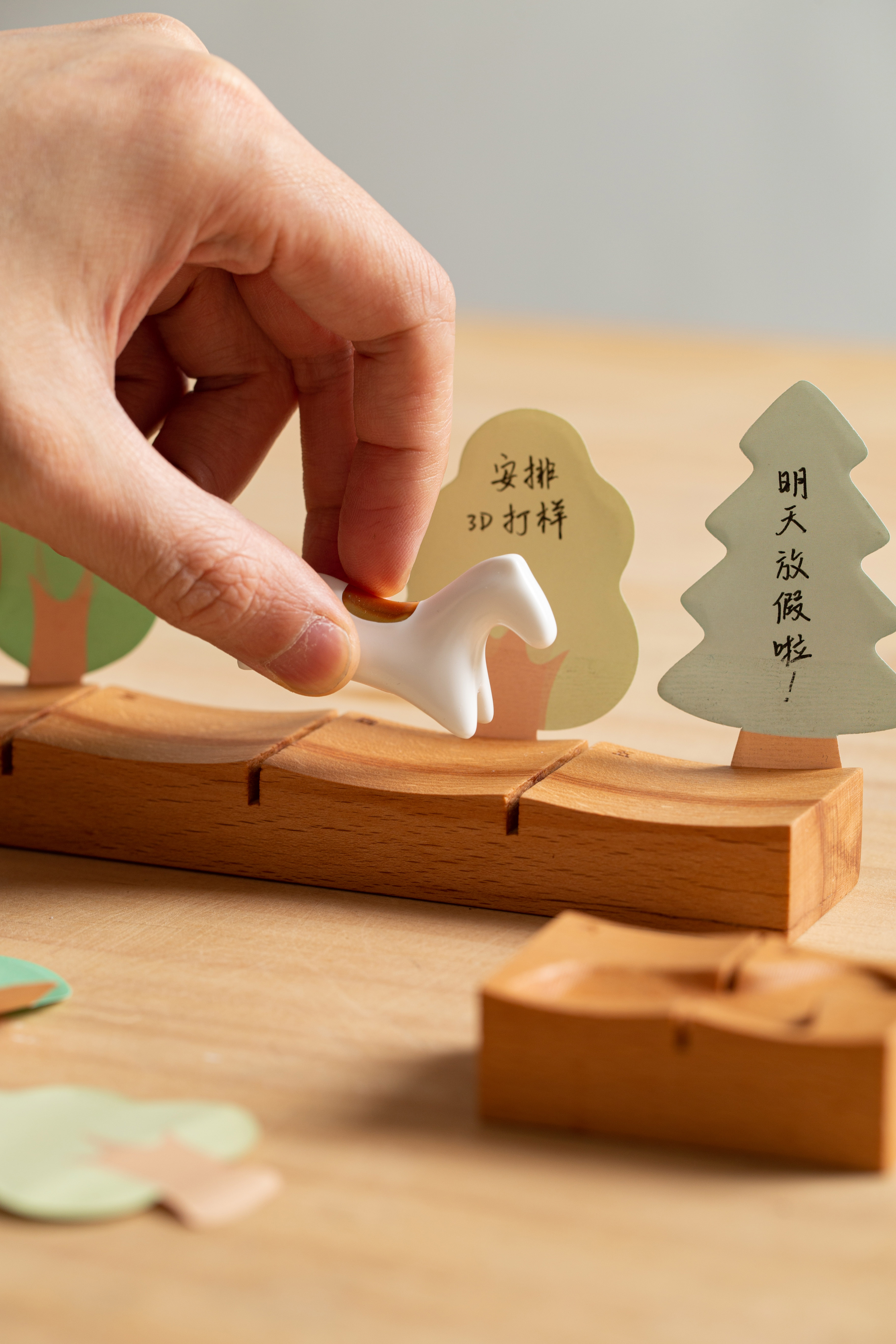 Red deer，Note，Desk calendar，