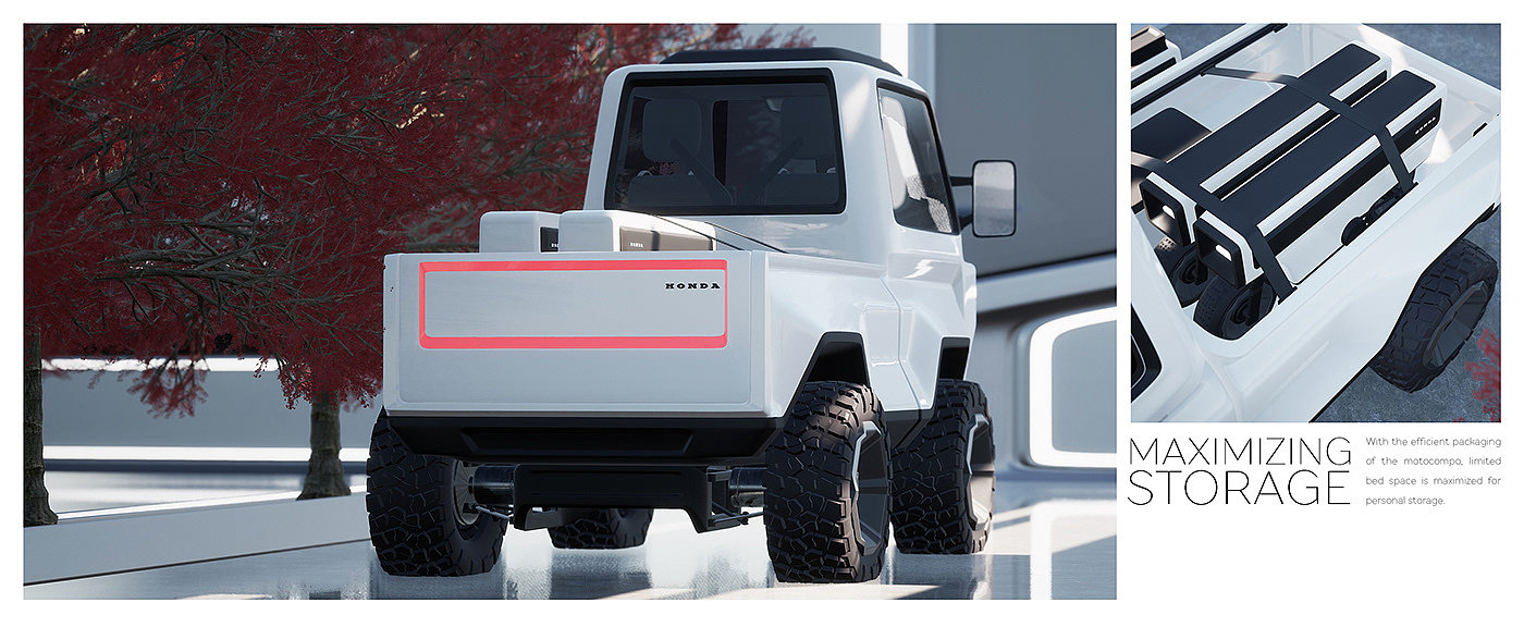 Form obeys function，Kei truck concept，Light truck，Honda Kei Truck，