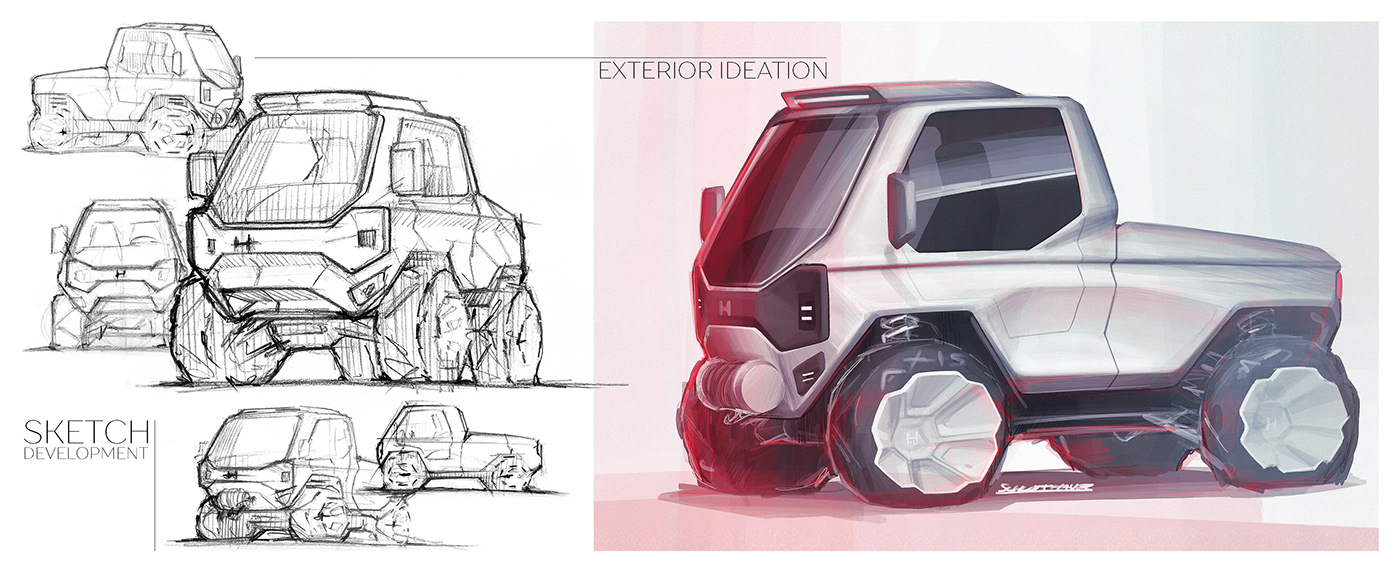 Form obeys function，Kei truck concept，Light truck，Honda Kei Truck，