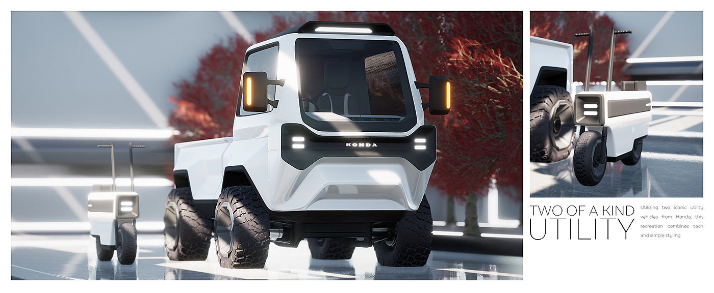 Form obeys function，Kei truck concept，Light truck，Honda Kei Truck，