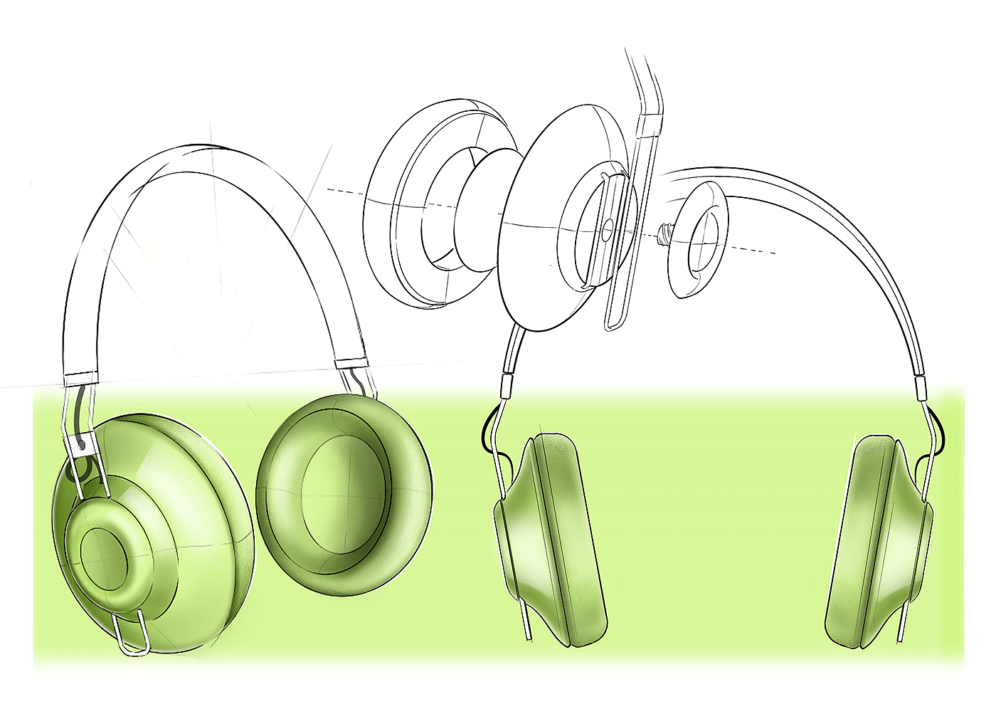 autodesk速写本，素描，手绘，工业设计，产品，