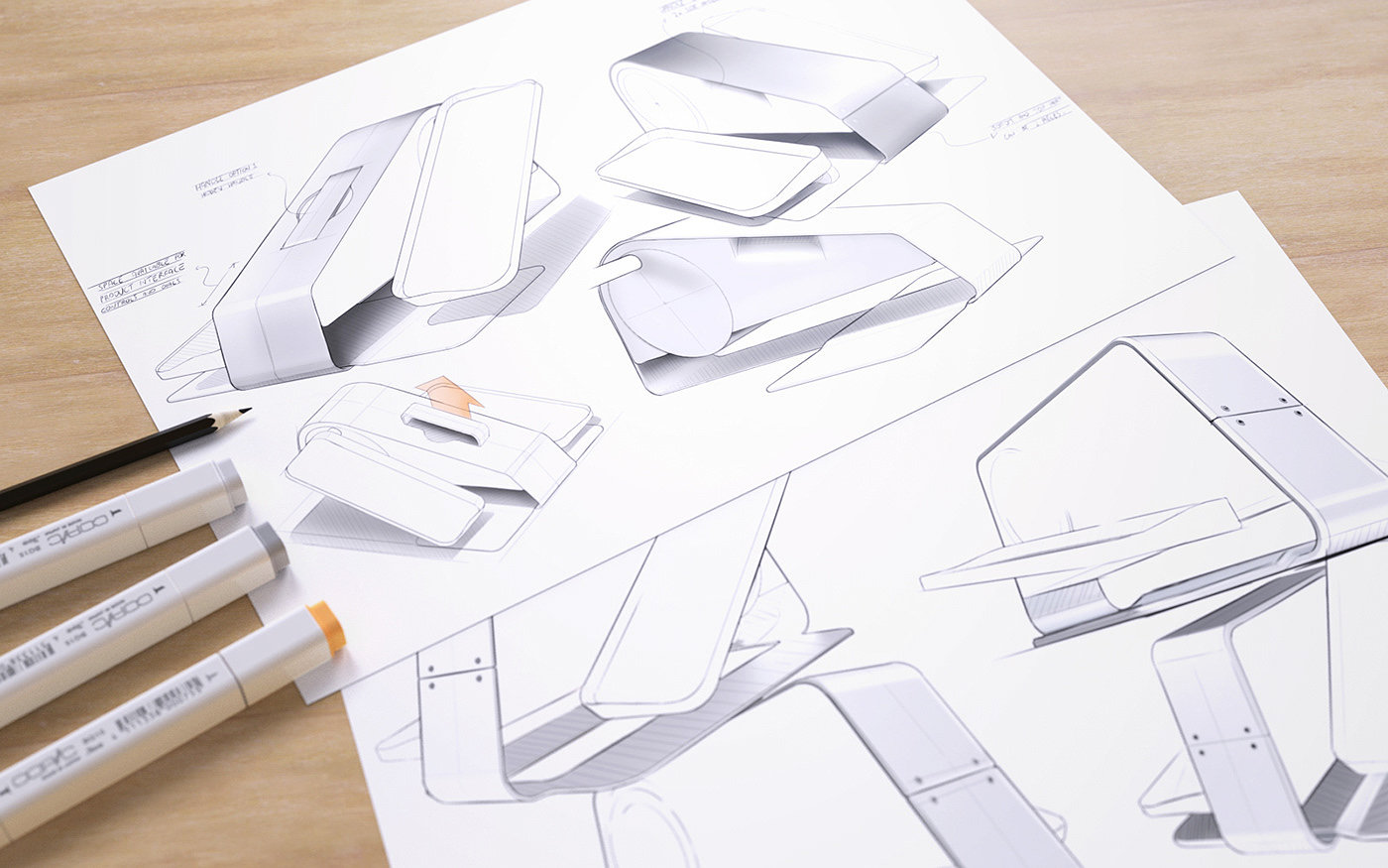 Autodesk Sketchbook，Sketch，Hand drawn，industrial design，product，