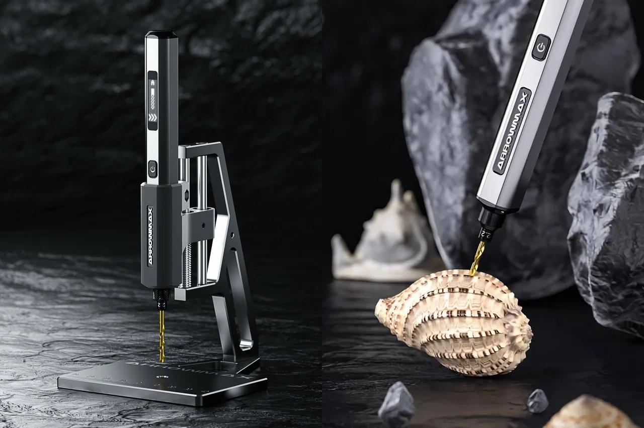 ArrowMax RC，SES Pro manufacturer，Red dot award，Simple and compact，Miniature hand drill，Rechargeable electric drill，