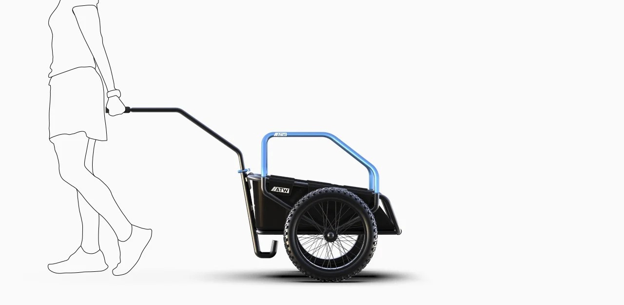 All terrain station wagon，All Terrain Wagon，Telescopic handle design，Small and flexible，Folding design，