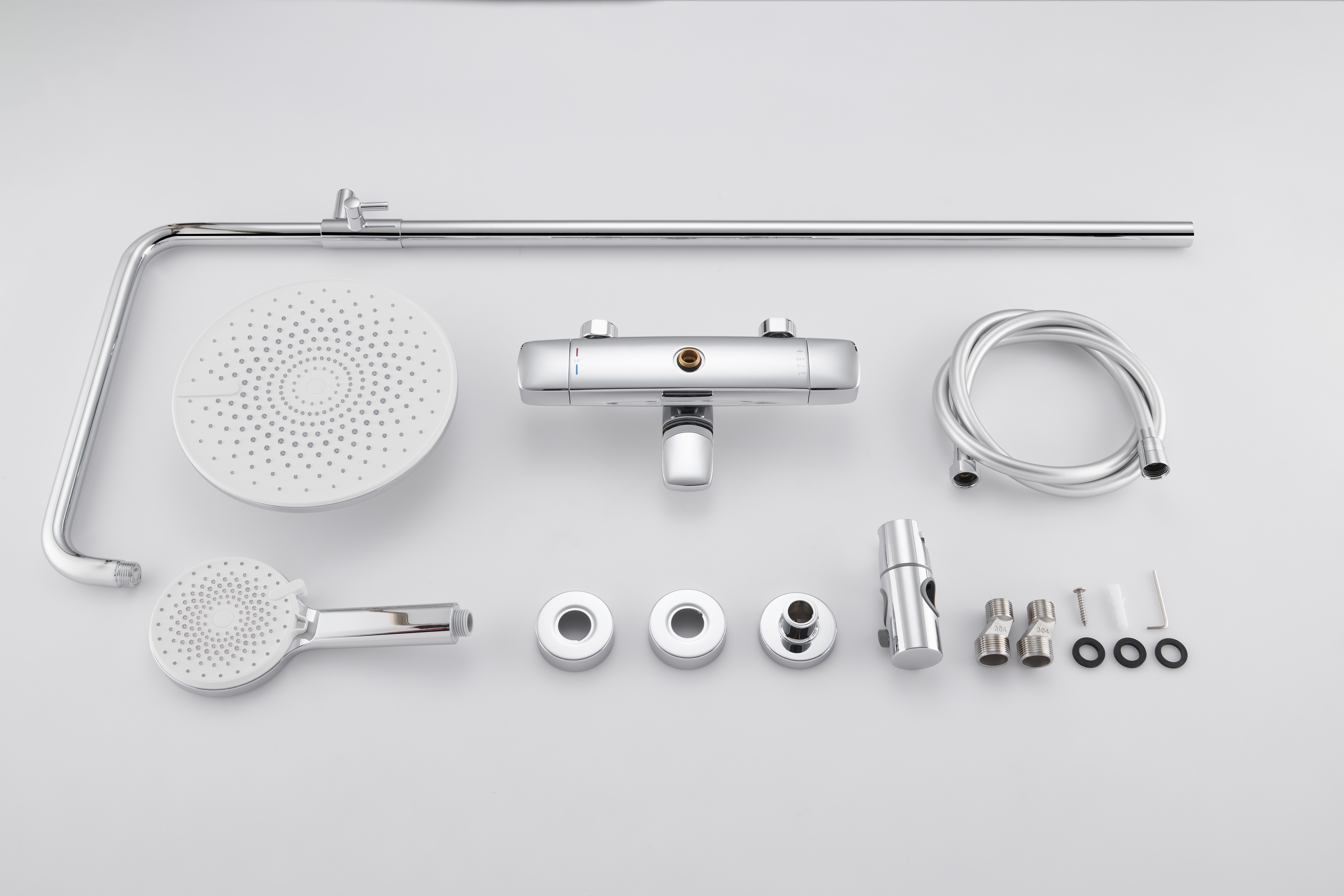 Lufthansa bathroom - constant temperature shower，