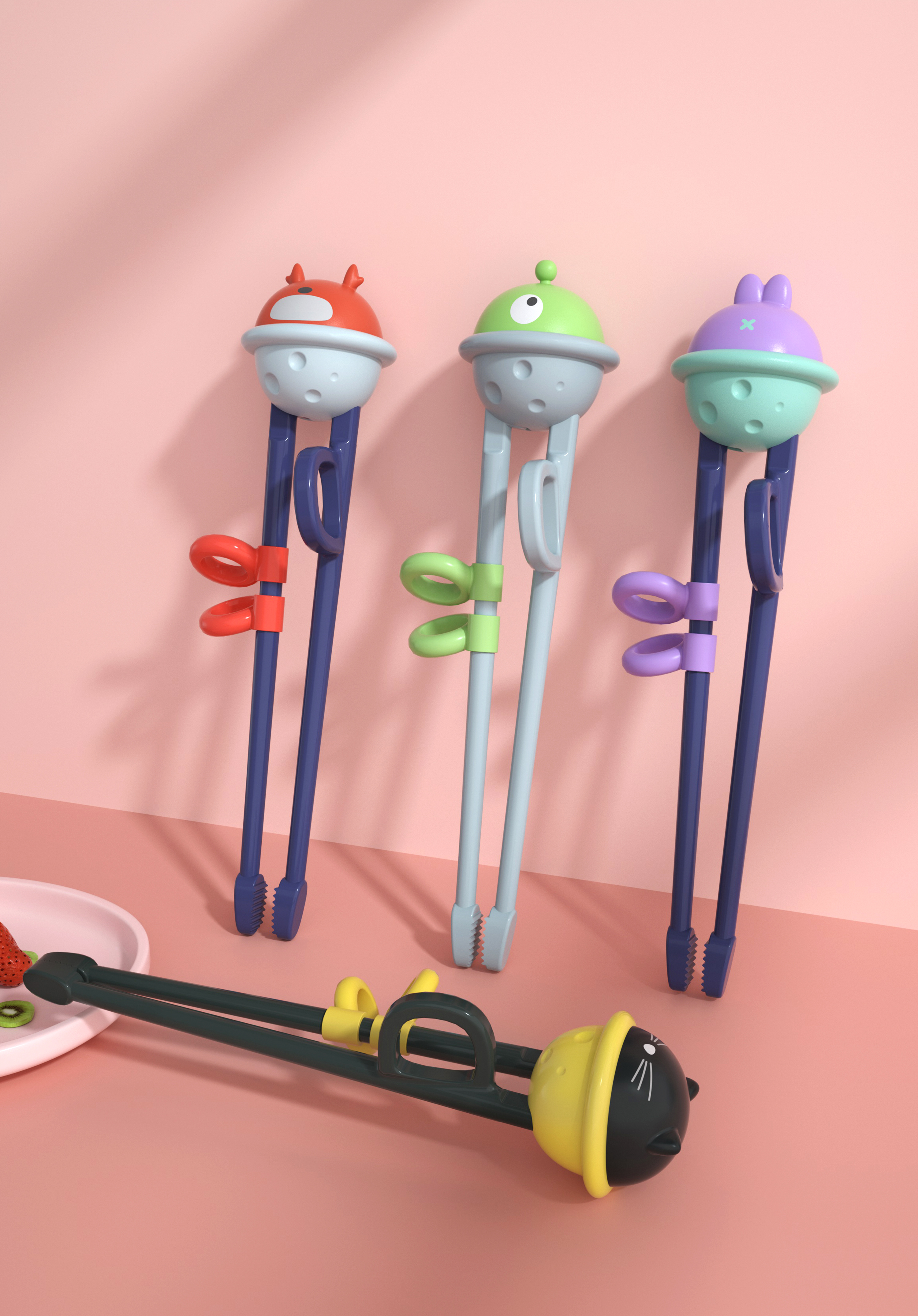 chopsticks，children，Learning chopsticks，