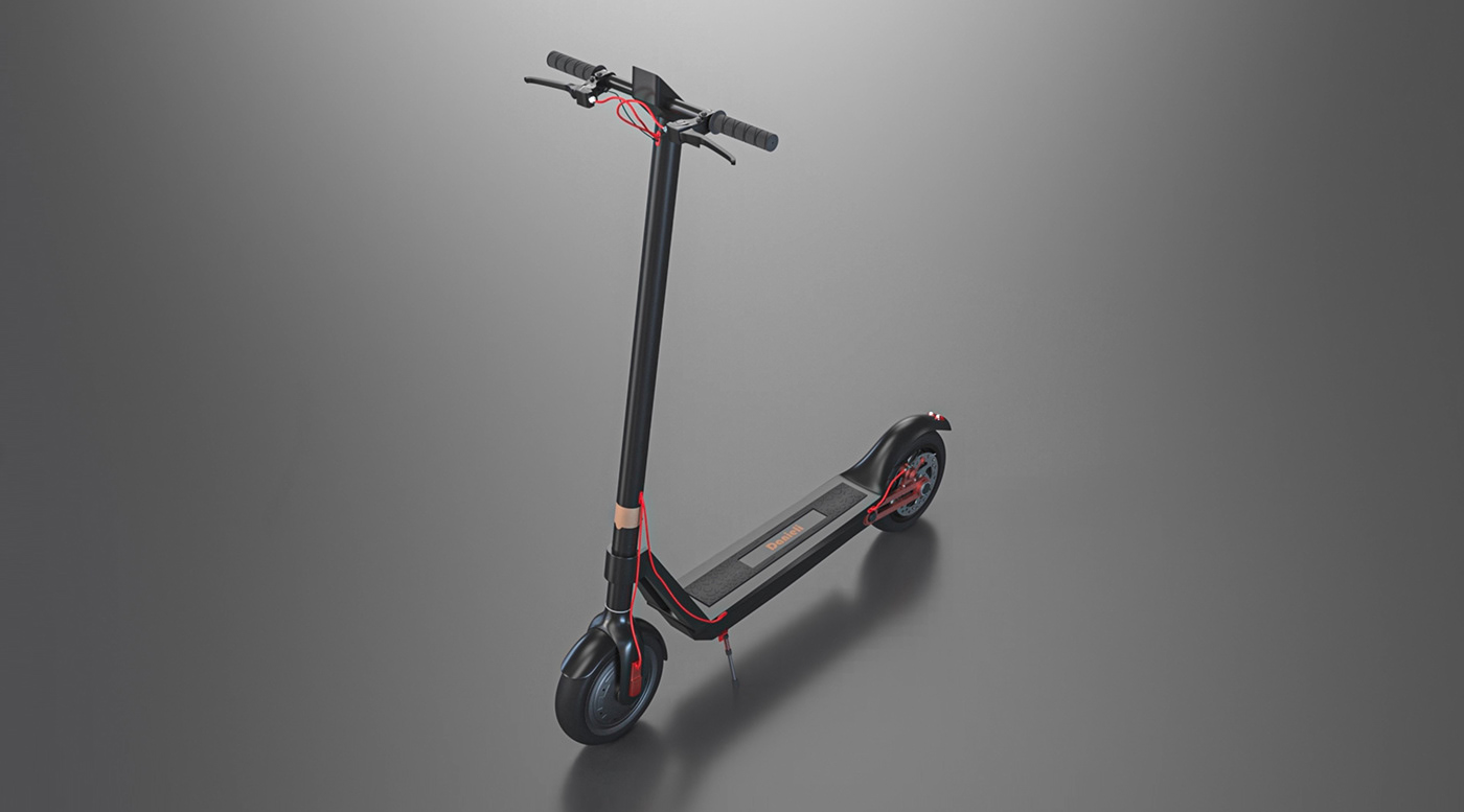 Scooter，3dsmax，Render，black，