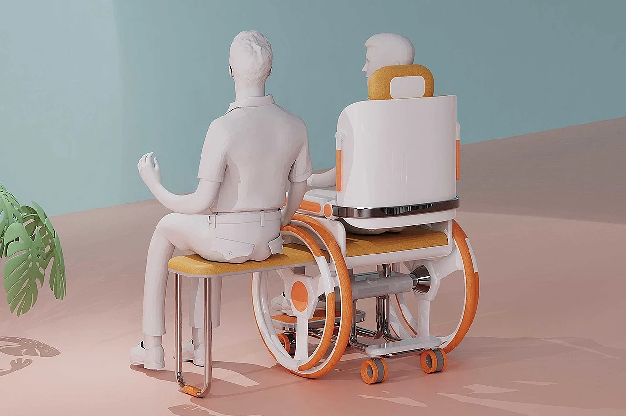 轮椅，模块化座椅，贴心，折叠式，
