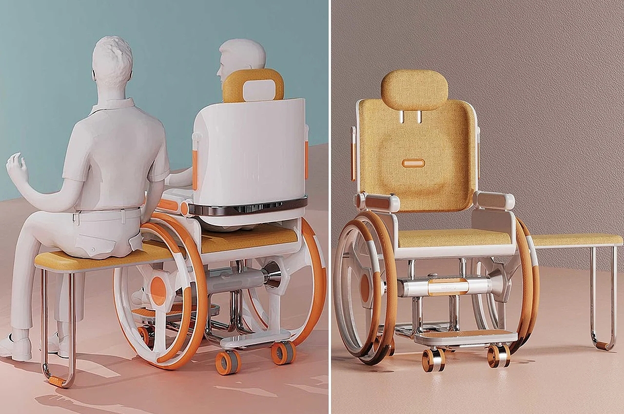 轮椅，模块化座椅，贴心，折叠式，