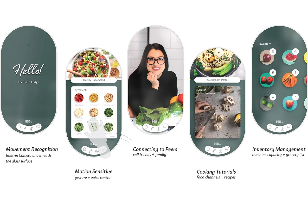 Refrigerator，Smart appliances，diet，Digital interface，