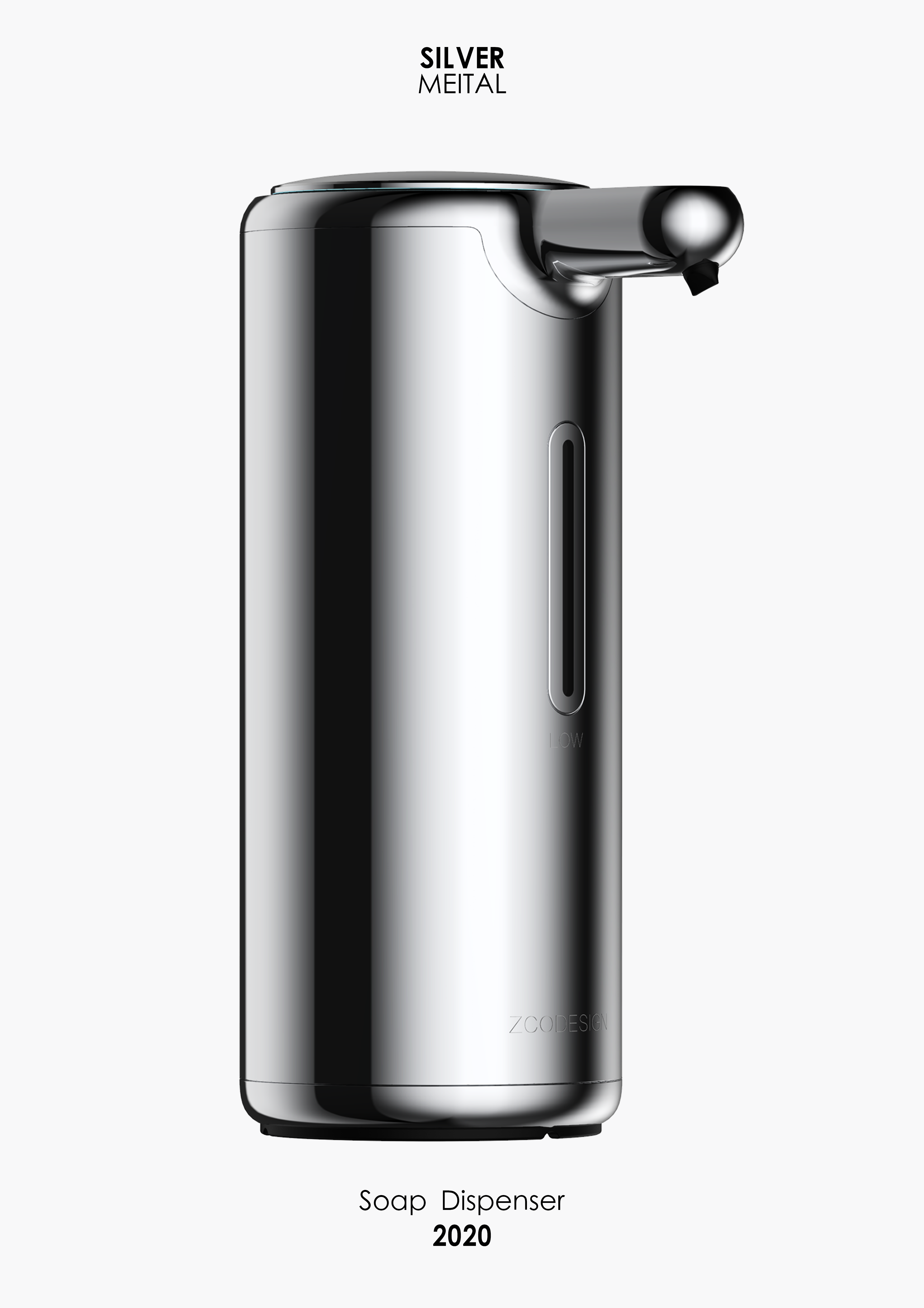 Soap dispenser，Wash mobile phone，stainless steel，Metal，Home Furnishing，Digital，