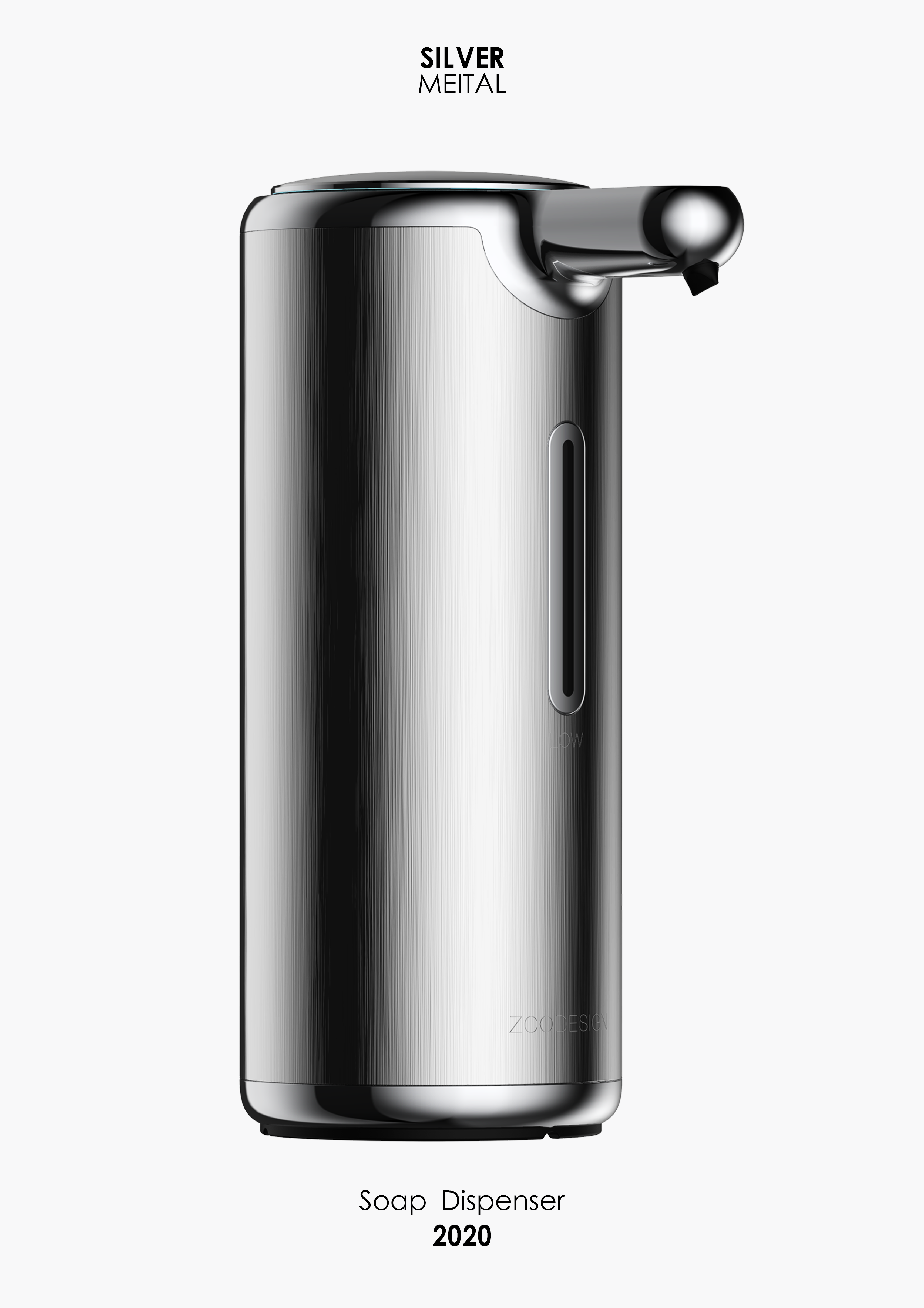 Soap dispenser，Wash mobile phone，stainless steel，Metal，Home Furnishing，Digital，