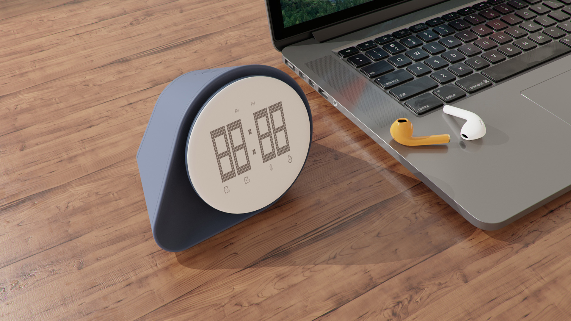 Clock，alarm clock，Digital，simple style ，Product details，product design，