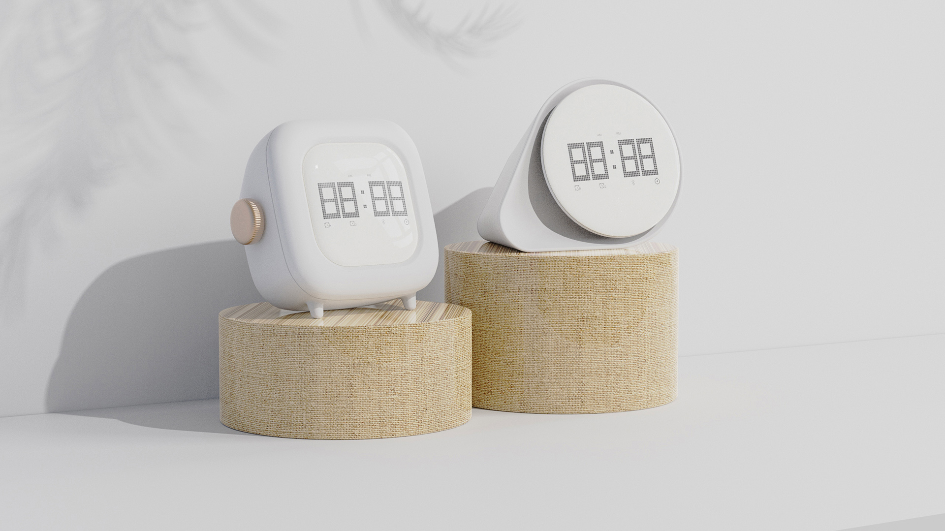 Clock，alarm clock，Digital，simple style ，Product details，product design，
