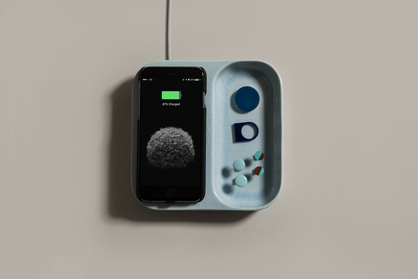 ceramics，Tray，Wireless charging technology，