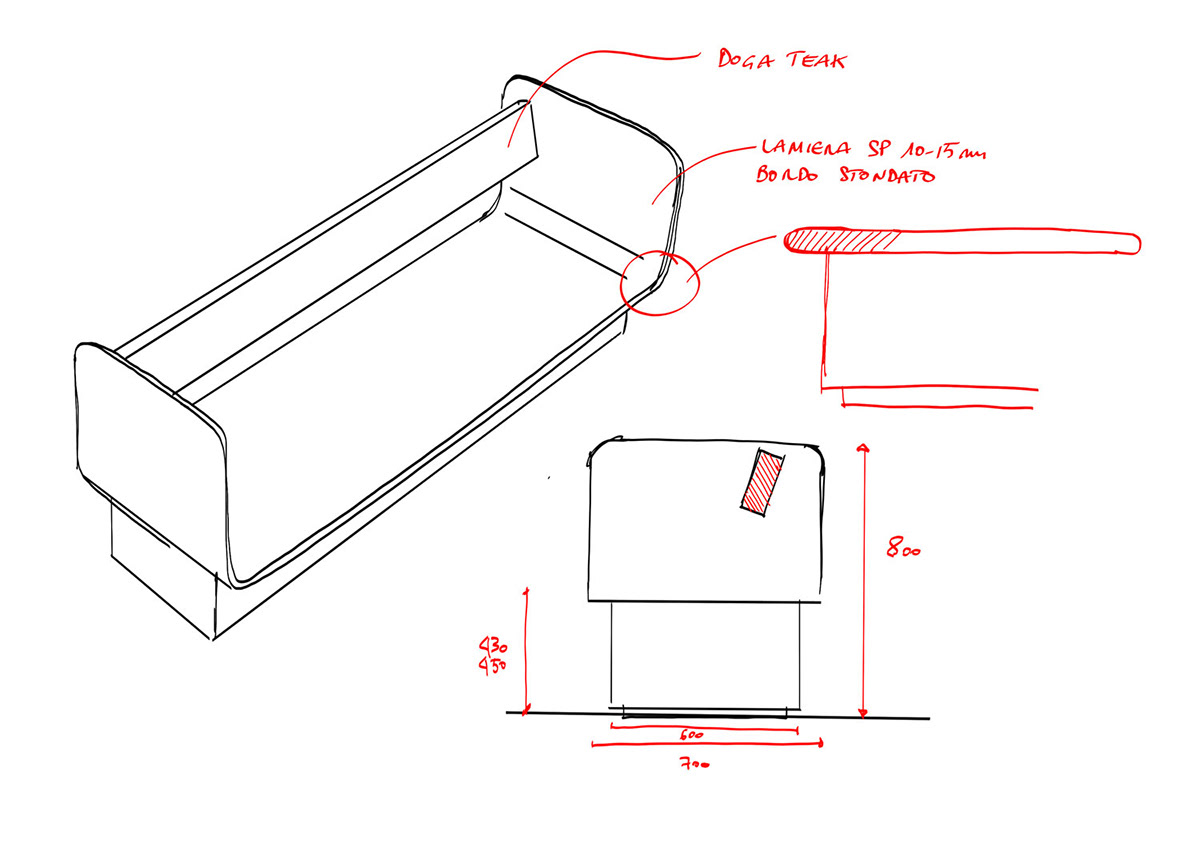 Outdoor furniture，mirror，chair，concrete，