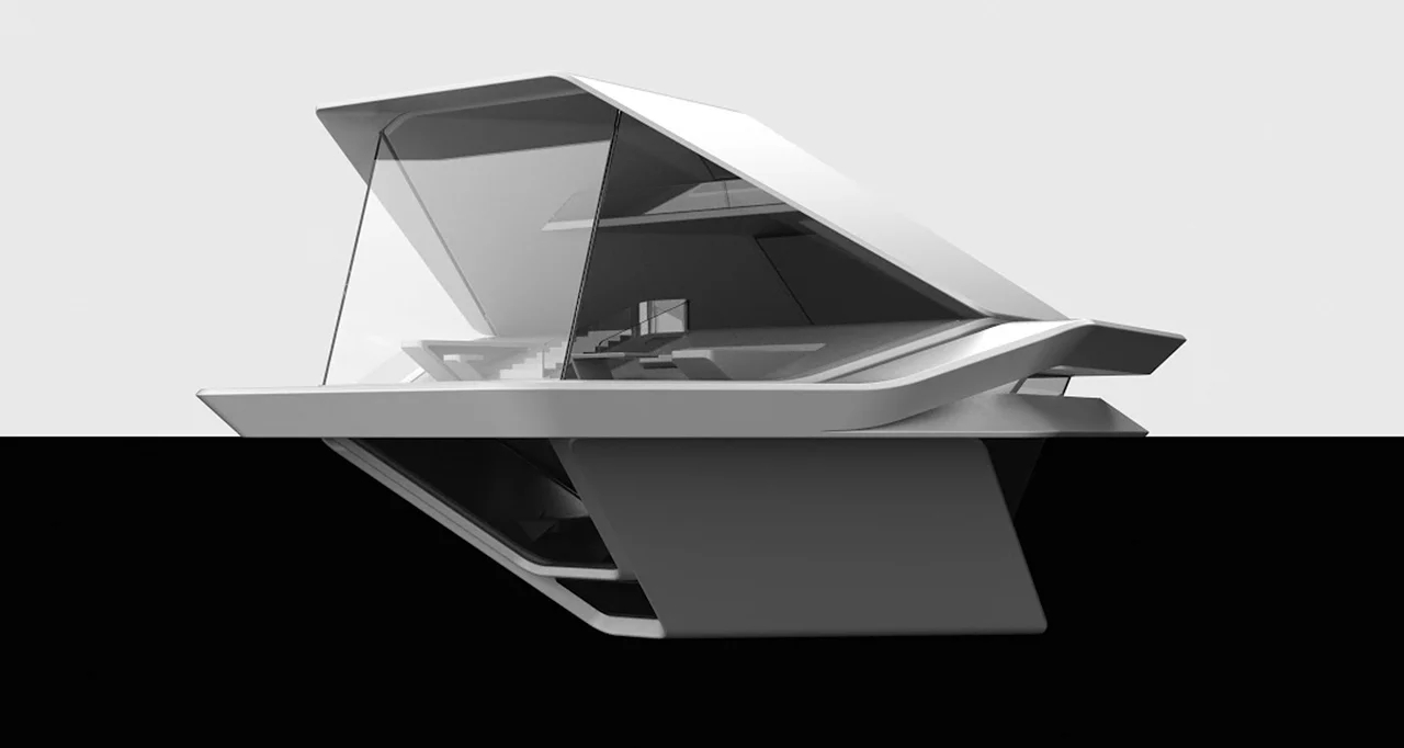 Floating island，Sony，Futurist，