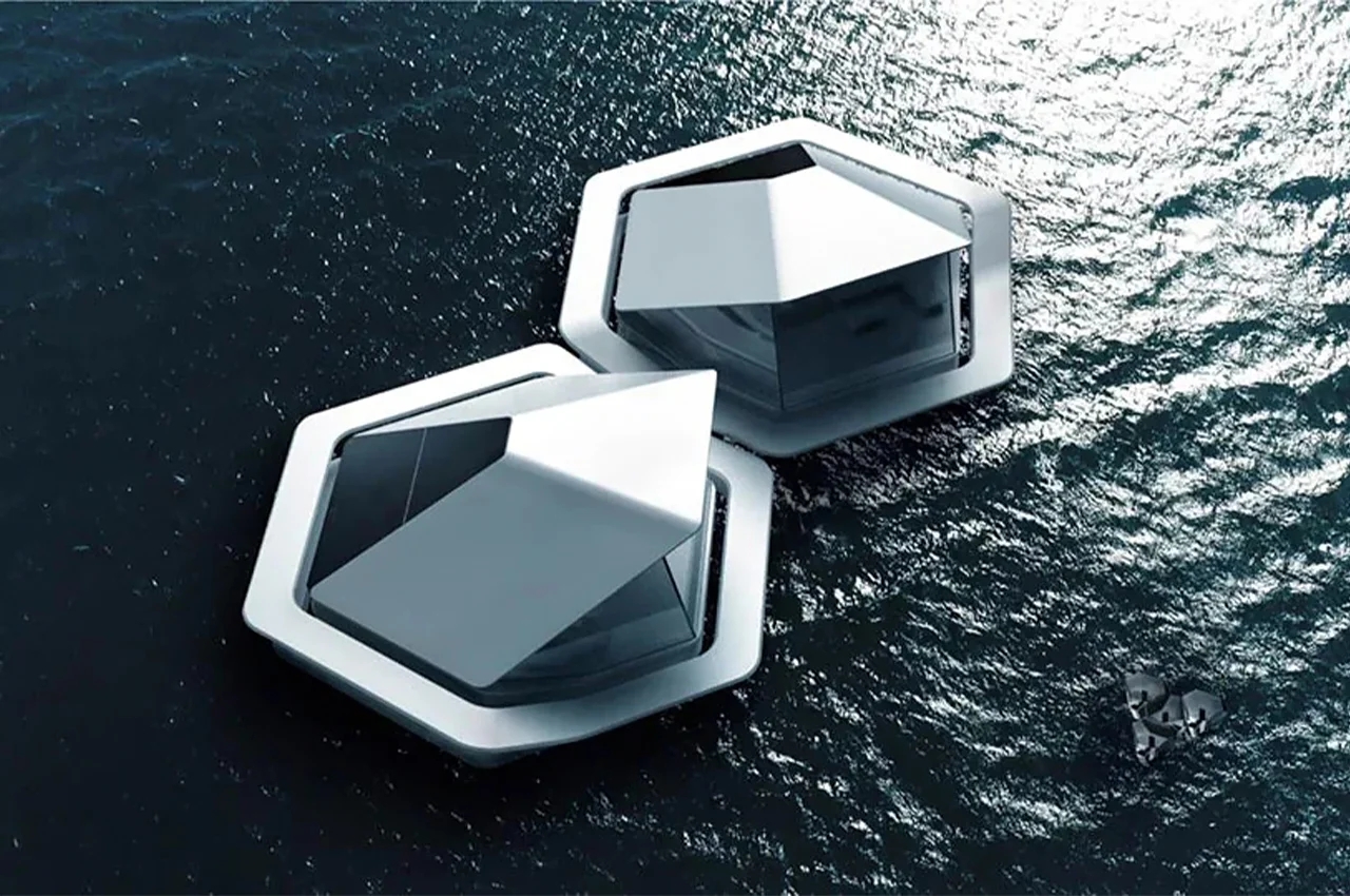 Floating island，Sony，Futurist，