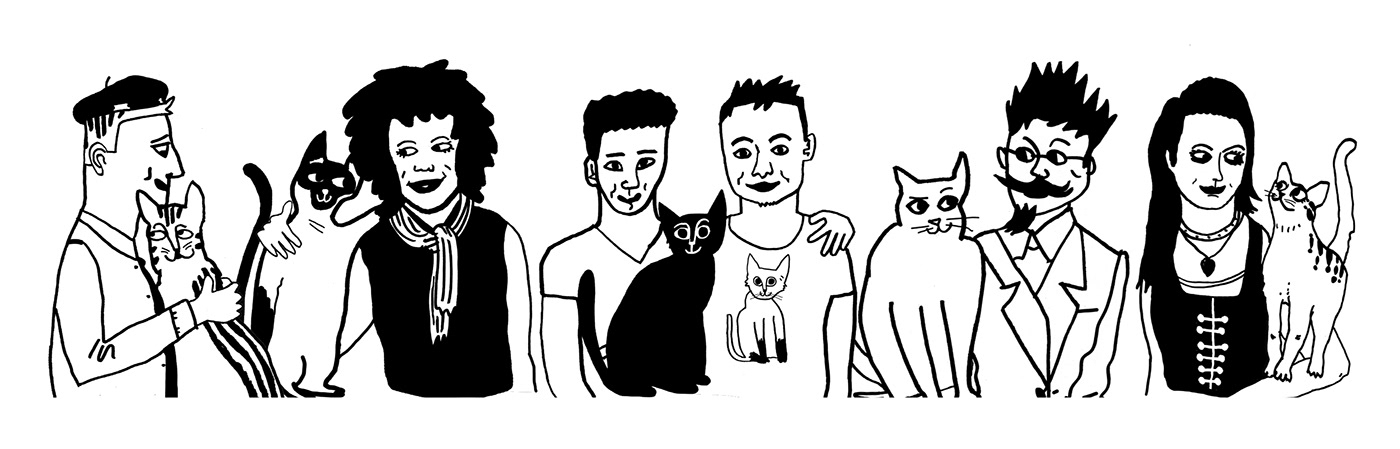 cat，Box，illustration，Consignment，