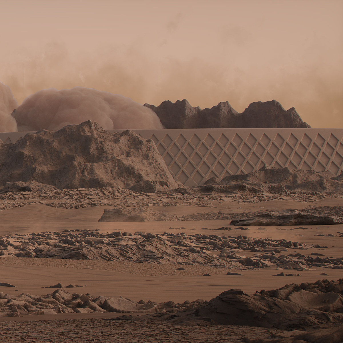 Mars，settle，concept，Architecture，