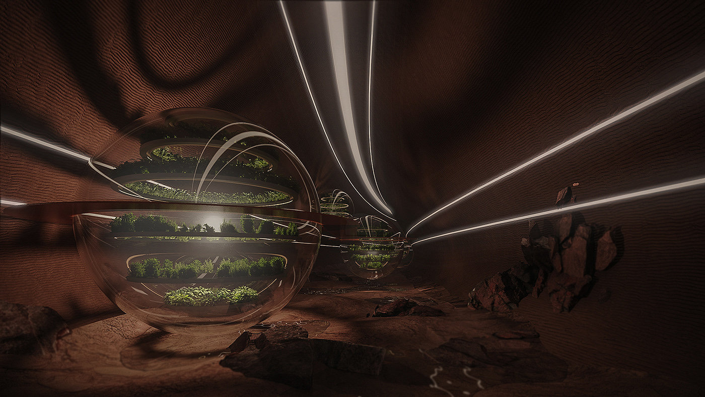 Mars，settle，concept，Architecture，