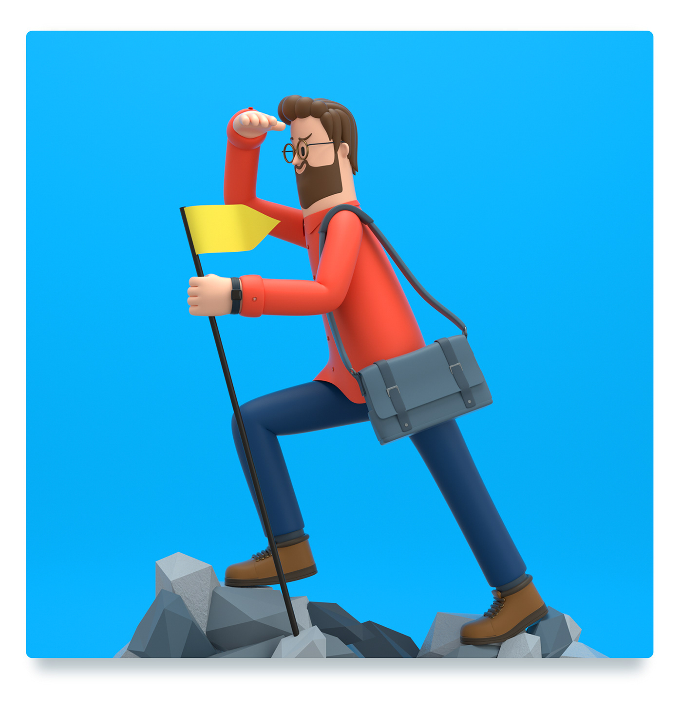 Illustration，Character design，3d，