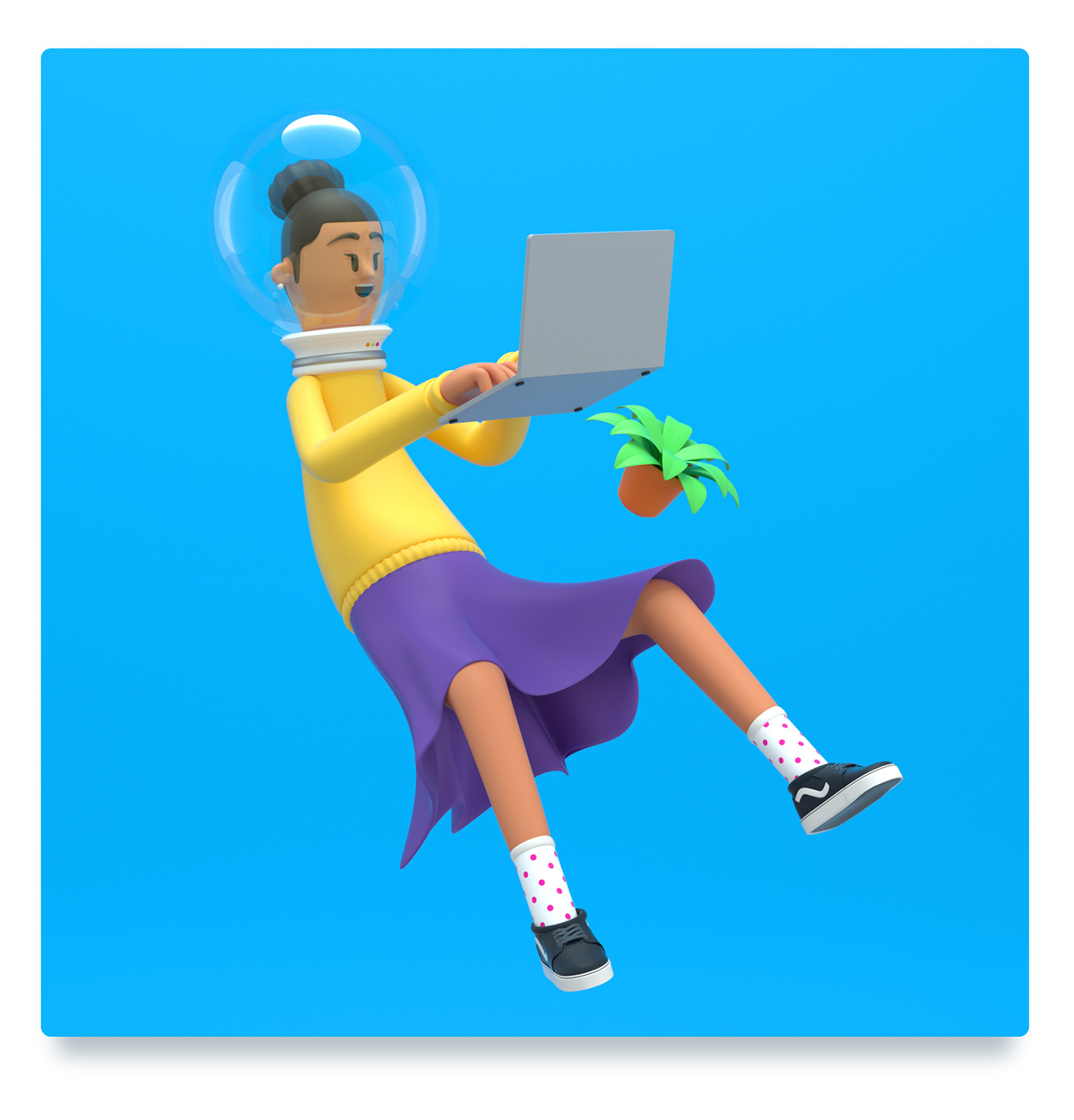 Illustration，Character design，3d，