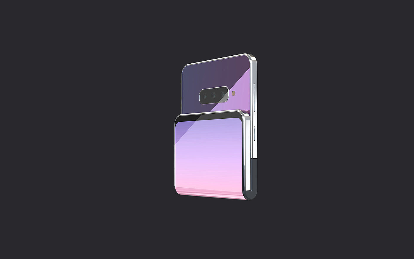 Galaxy Fold 2，conceptual design，mobile phone，Electronics，