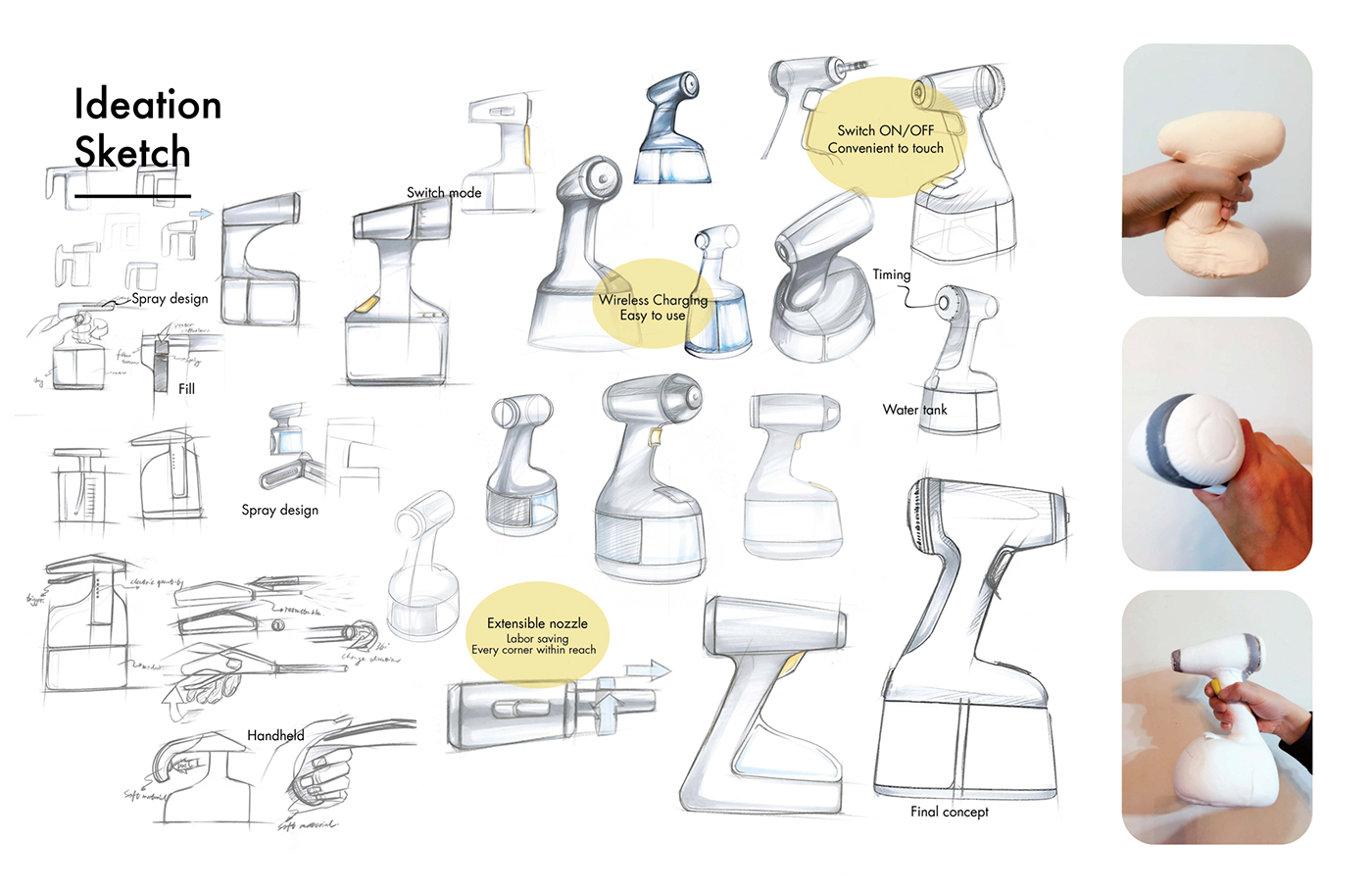 Electric，Sprayer，Chinese designer，yilei cai，MUJI，