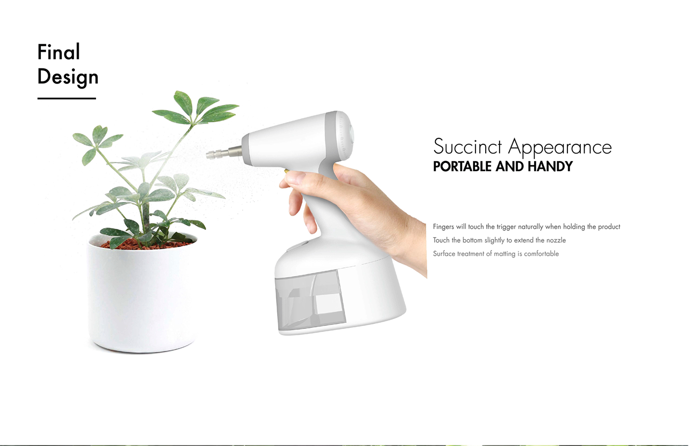 Electric，Sprayer，Chinese designer，yilei cai，MUJI，