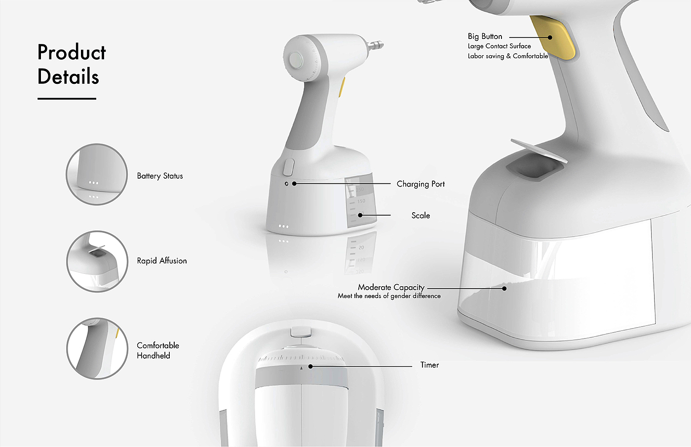 Electric，Sprayer，Chinese designer，yilei cai，MUJI，