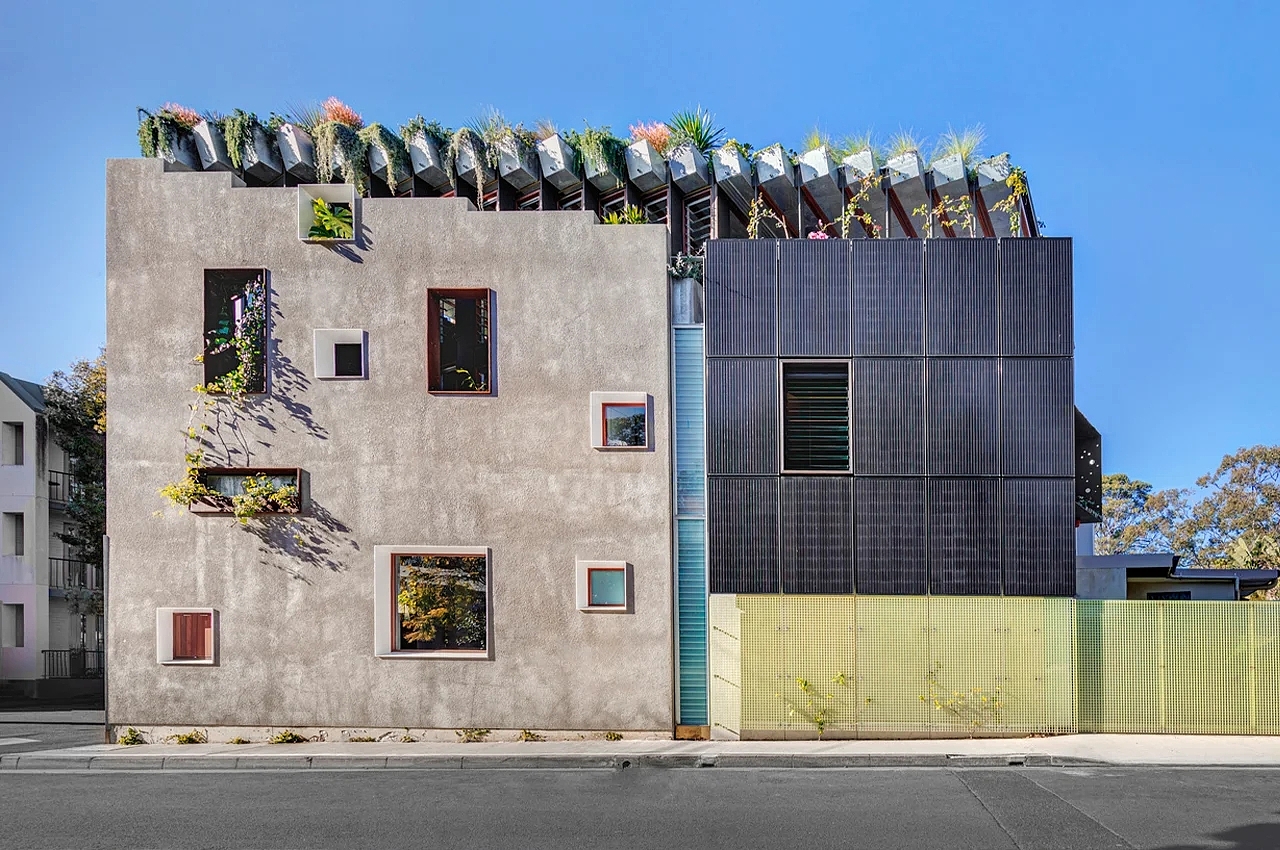 Hill House，Green roof，villa，Architectural design，