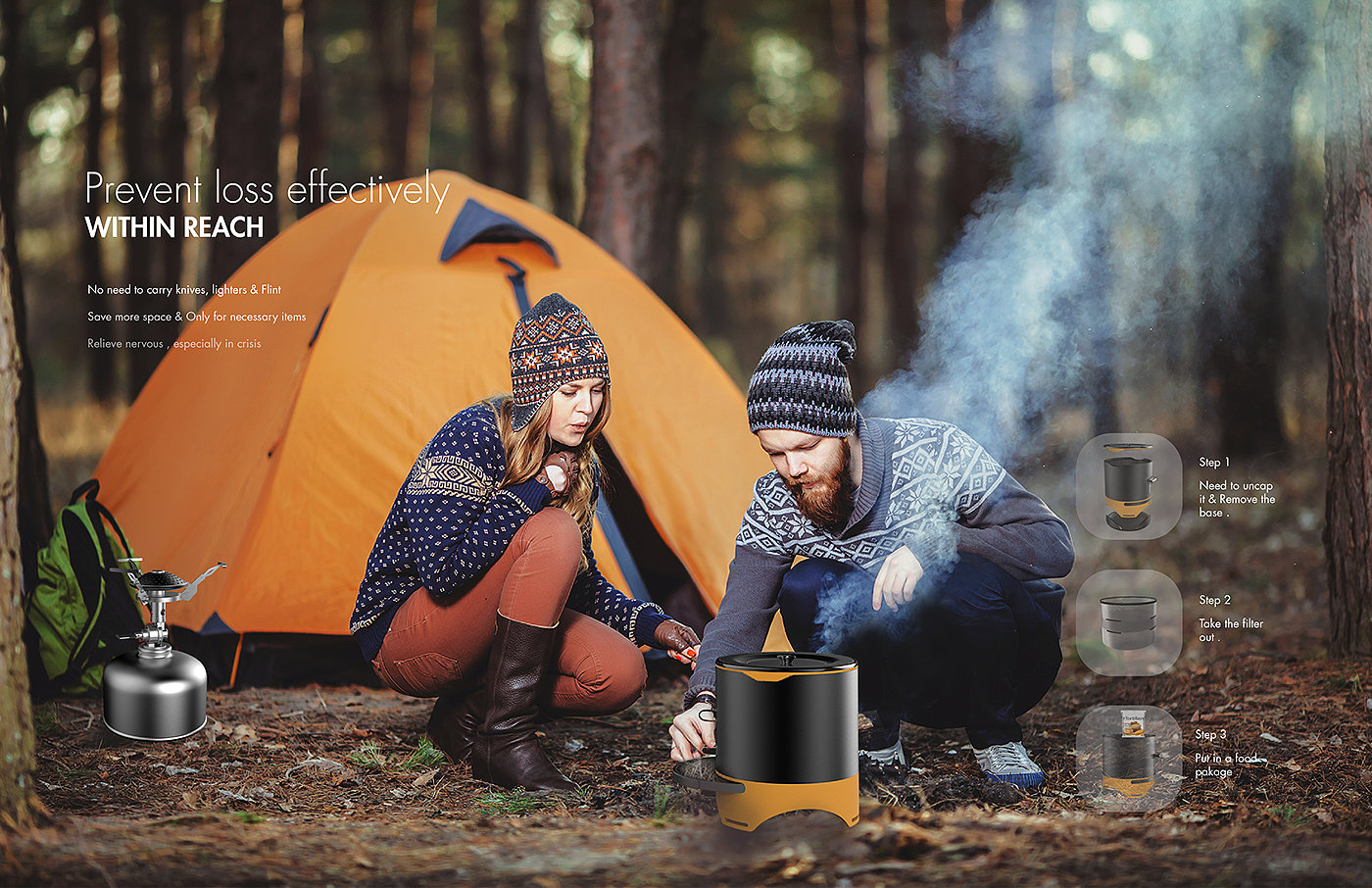 Chinese designer，yilei cai，outdoors，cooker，