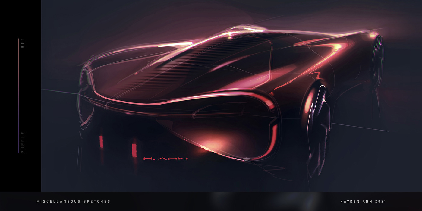industrial design，automobile，Sketch book，two thousand and twenty-one，
