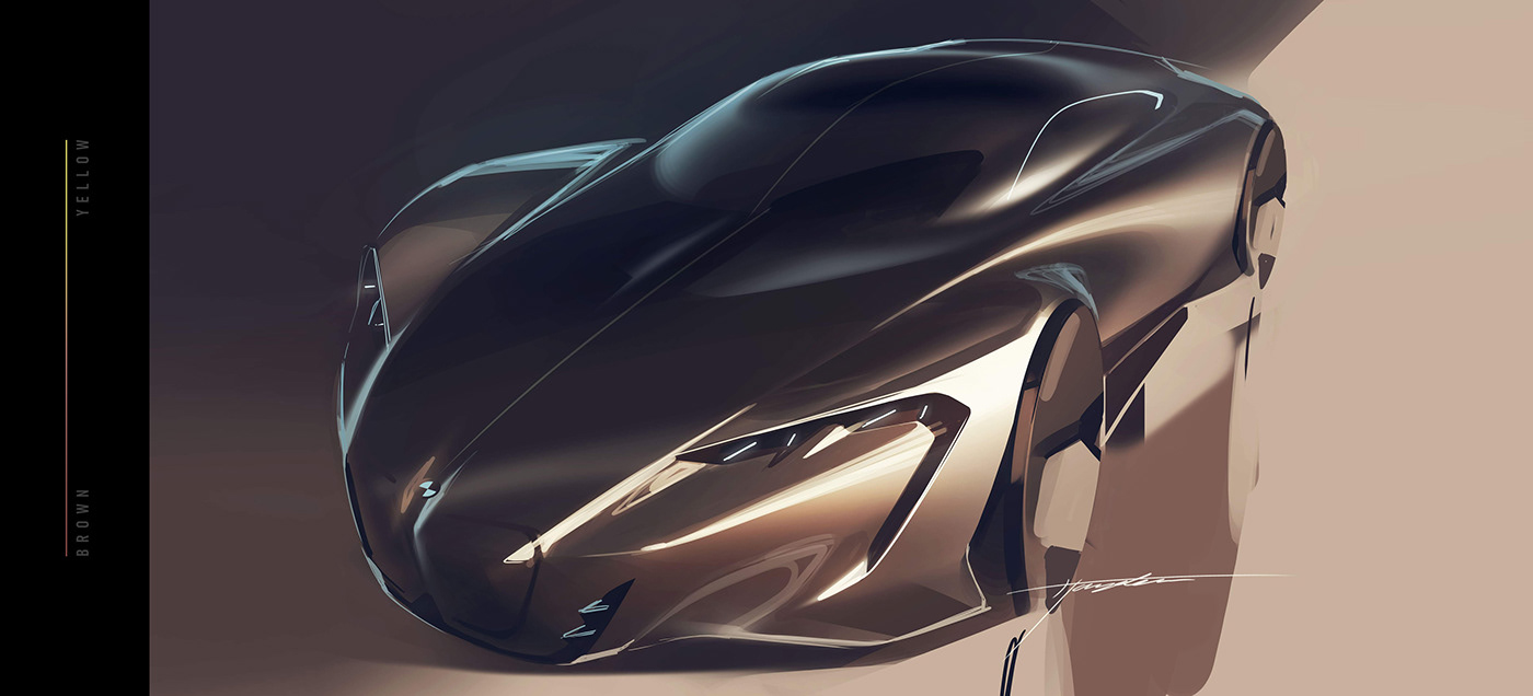 industrial design，automobile，Sketch book，two thousand and twenty-one，