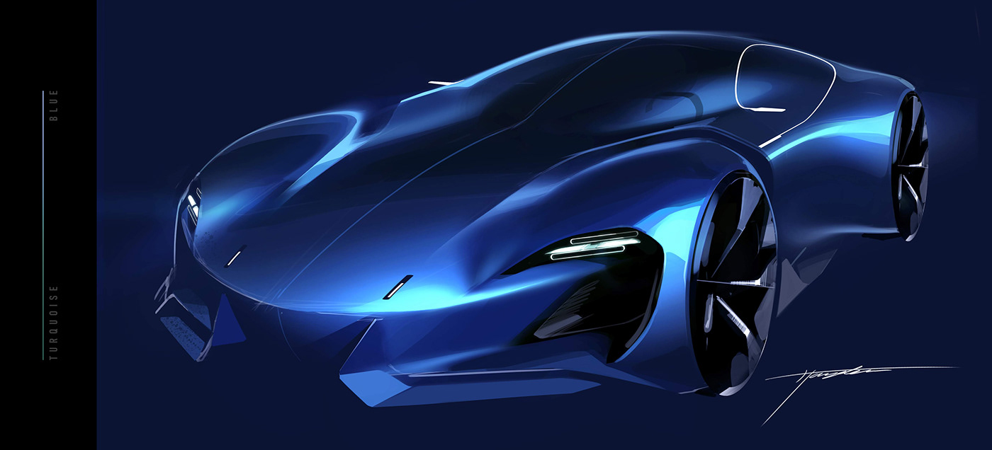 industrial design，automobile，Sketch book，two thousand and twenty-one，