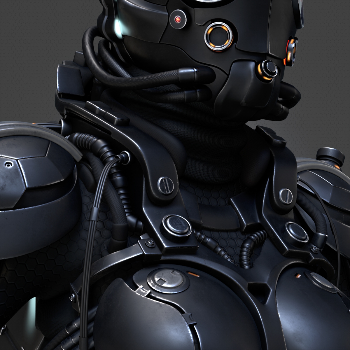 3D character，character，modeling，Render，Food - Blame，