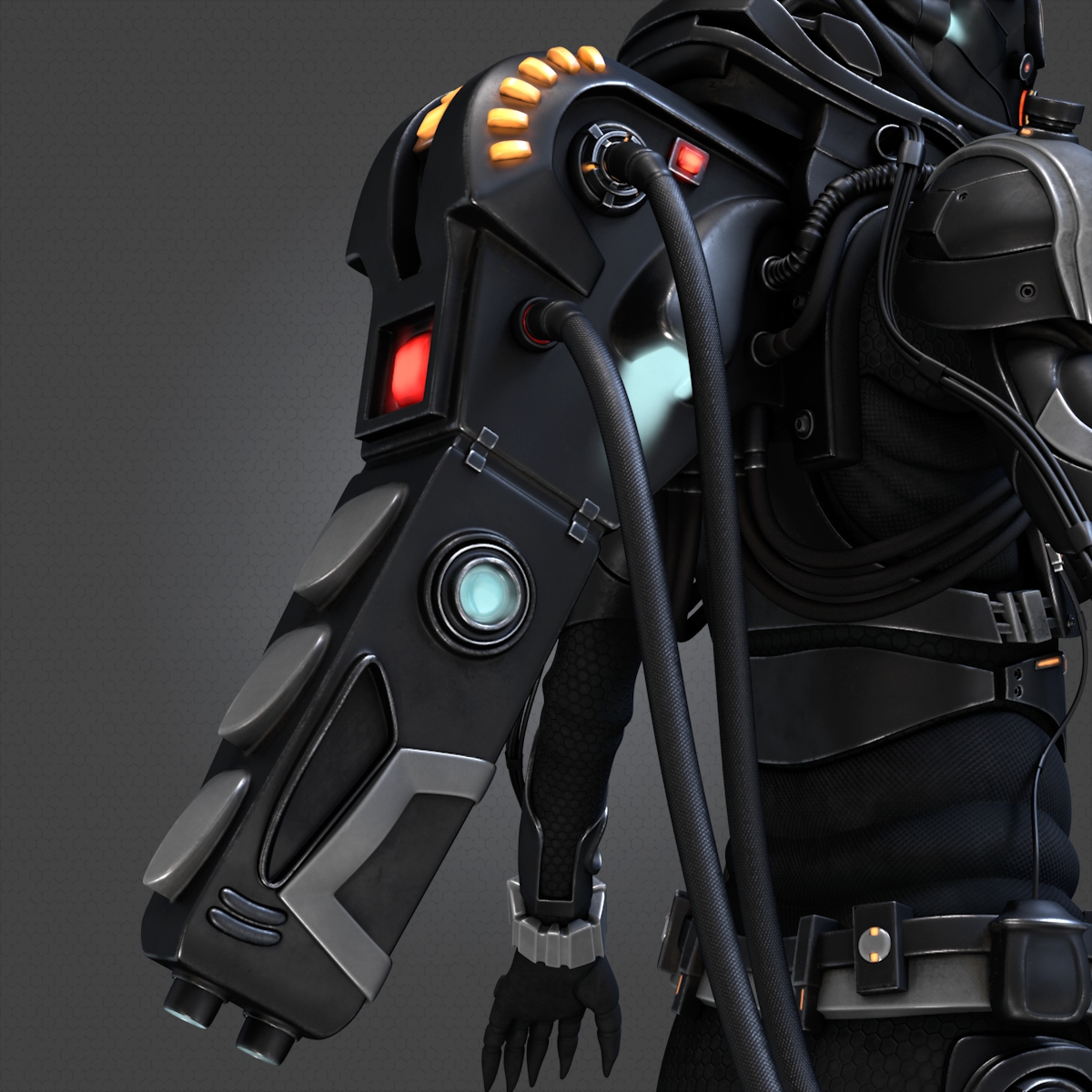 3D character，character，modeling，Render，Food - Blame，