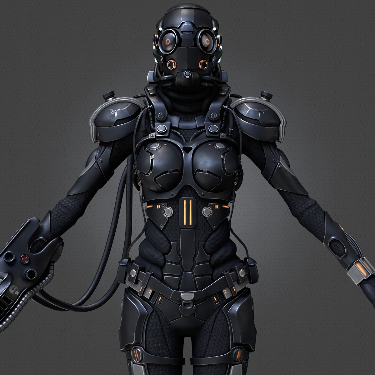 3D character，character，modeling，Render，Food - Blame，