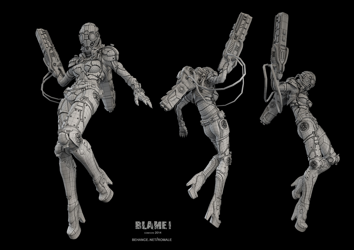 3D character，character，modeling，Render，Food - Blame，