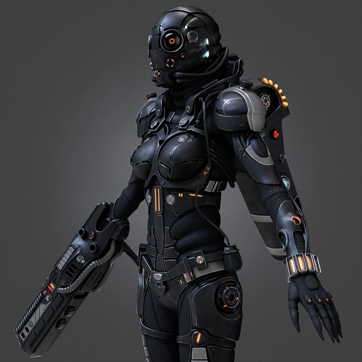 3D character，character，modeling，Render，Food - Blame，