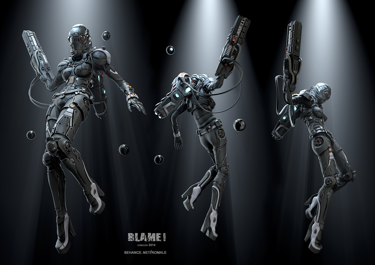 3D character，character，modeling，Render，Food - Blame，