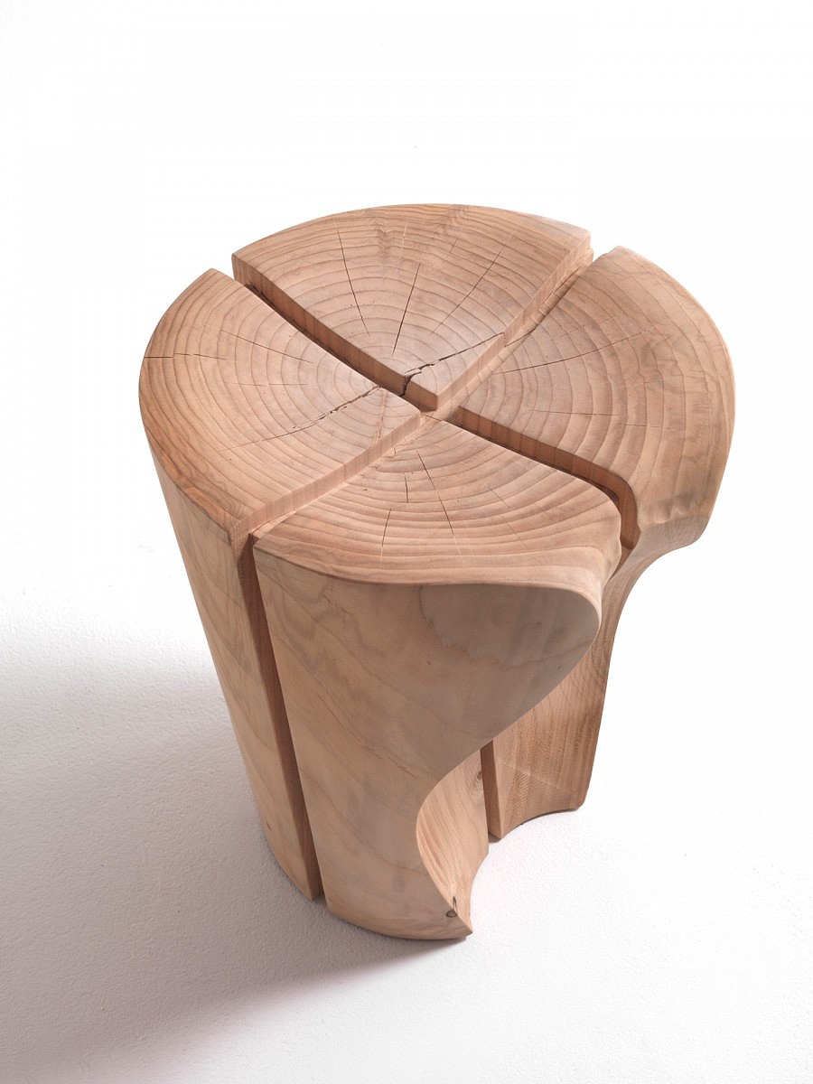 Karim，wood，stool，